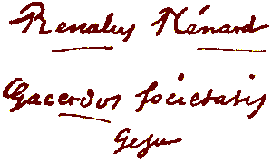 Signature of Menard (2KB GIF)